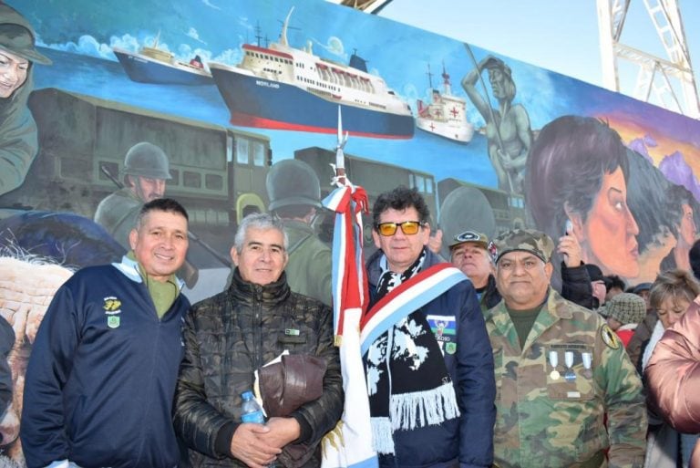 Homenaje "El Día que Madryn se quedó sin pan". Fotos: Gentileza Casa del Veterano de Guerra.