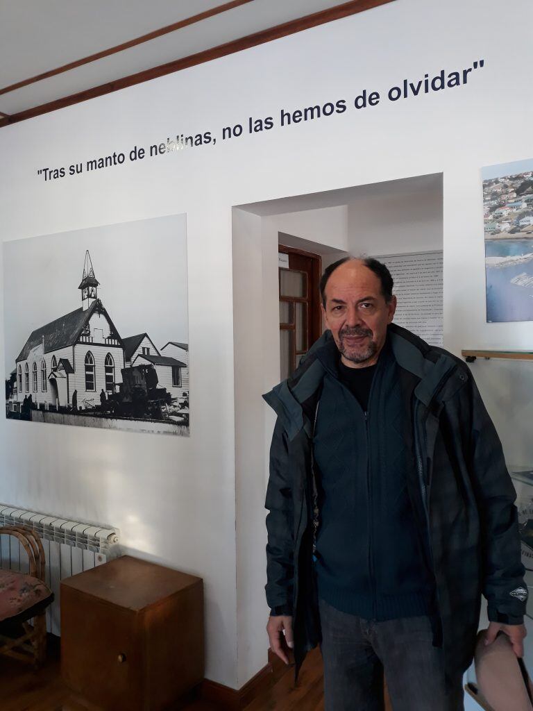 Soldado Clase 63 Tula Ezequiel en Museo Pensar Malvinas, Ushuaia