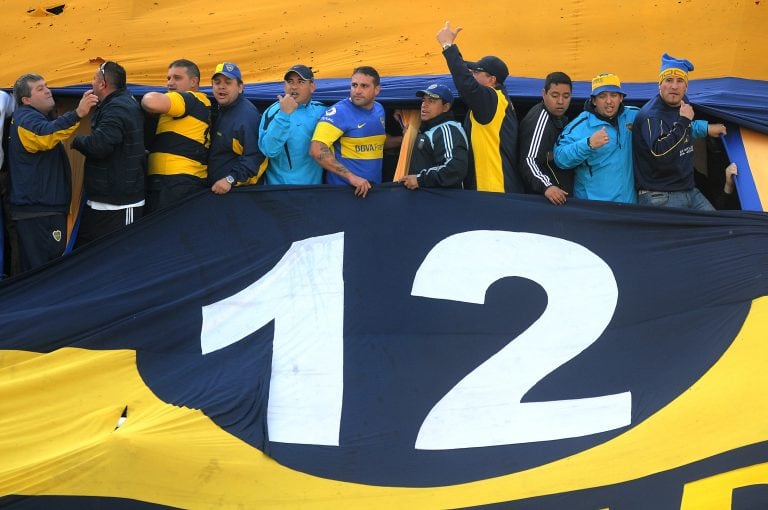 La 12, hinchada de Boca (DYN)