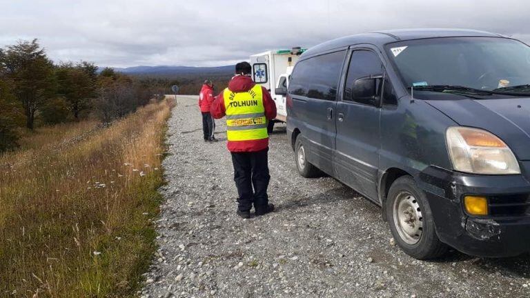 Un bebé nació en la ruta con la ayuda de Defensa Civil Tolhuin (Foto: Municipalidad de Tolhuin)