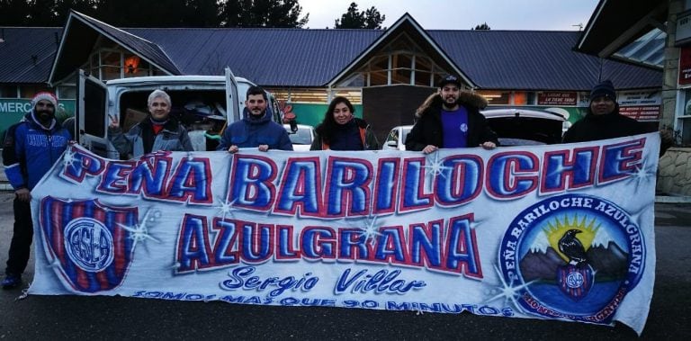 Peña Azulgrana (Foto: ANBariloche).