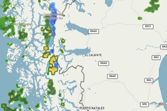 El clima en El Calafate.