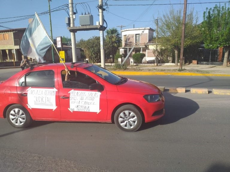 Banderazo nacional en traslasierra