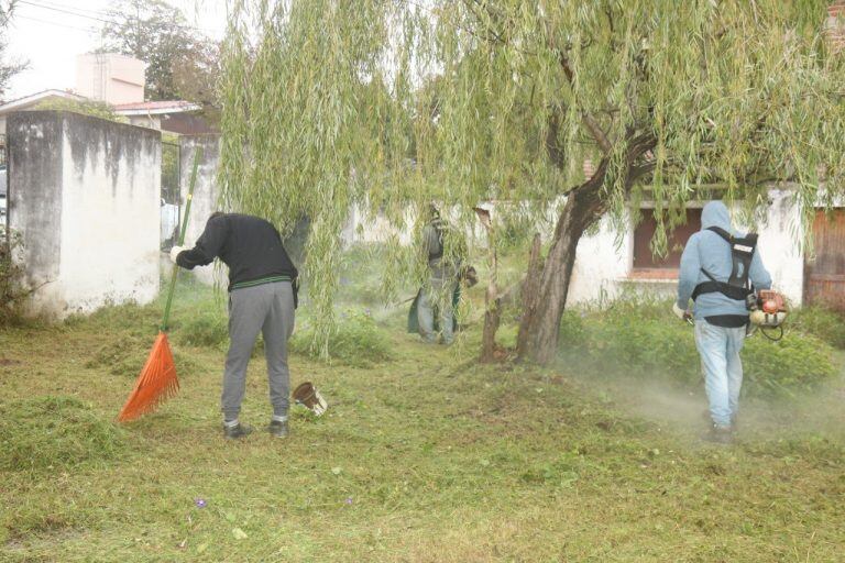 Para limpiar lugares con cerramiento, "se necesita autorización de la Justicia", especificó García Setti. (Foto: prensa Municipal).