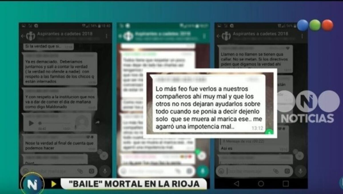 Cadete muerto: Los chats entre los compañeros tras el brutal entrenamiento