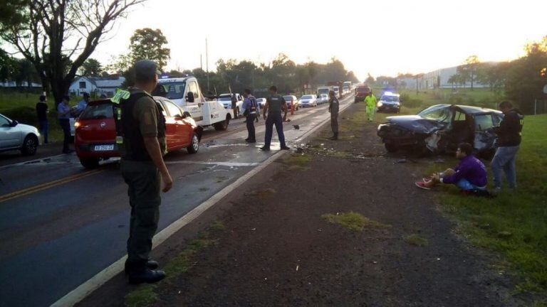 Grave accidente de tránsito en Santa Ana