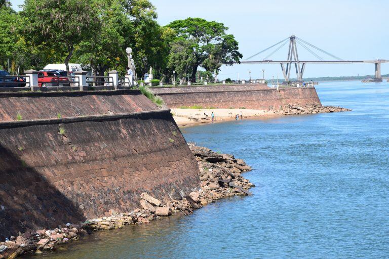 Bajante del río Paraná.