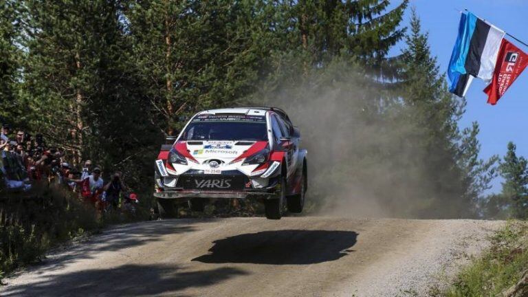 El estonio Ott Tanak (Toyota) fue el último ganador en Finlandia; y este jueves, marcó el mejor tiempo en el shakedown.