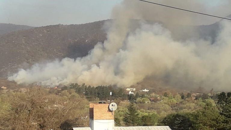 Incendio en San Antonio.