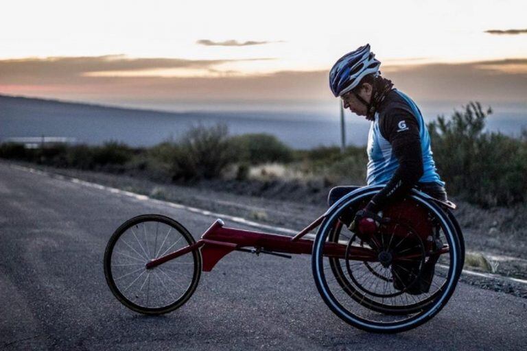 El atleta se preparó para esta hazaña.