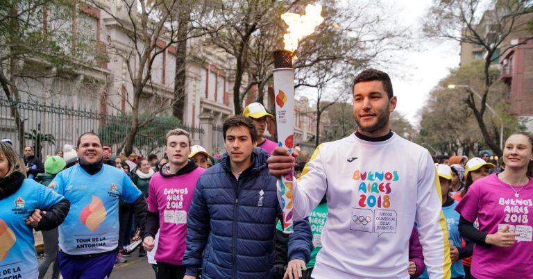 Tour de la Antorcha en el relevo de Paraná (Fotos Guido Martini/Buenos Aires 2018)