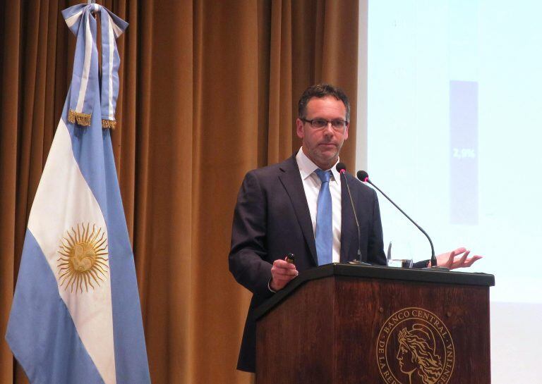 El presidente del Banco Central argentino (BCRA), Guido Sandleris. EFE/ Natalia Kidd