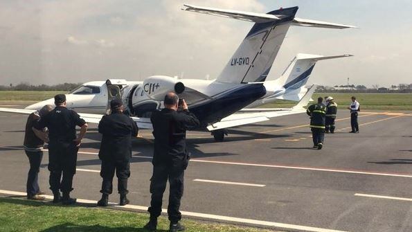 En el lugar trabaja la Junta de Investigación de Accidentes de Aviación Civil (JIAAC).