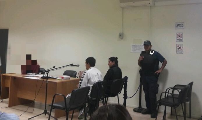 Comenzó la audiencia de detención. Foto Marcelo Vidal