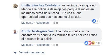 Comentarios de Facebook.