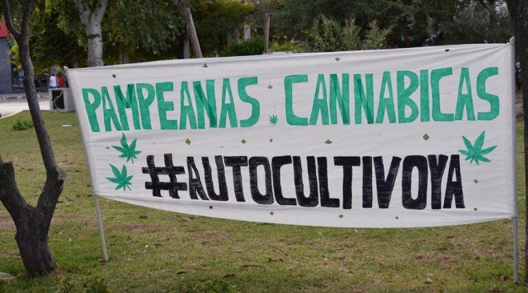 Las organizaciones reclaman por el autocultivo (Vïa Santa Rosa)