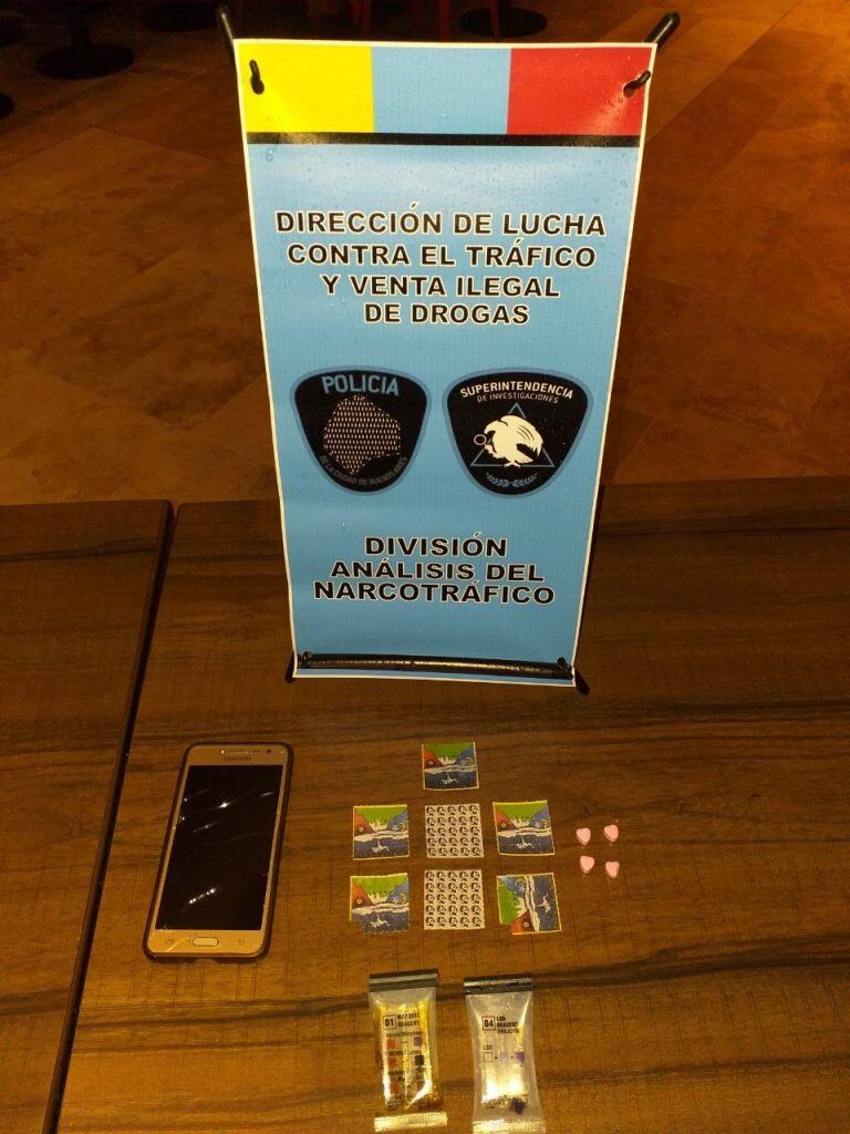 La droga secuestrada por la Policía. (foto: Policía de la Ciudad)