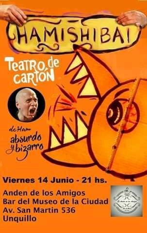 Hamishibai, teatro de cartón en Unquillo.