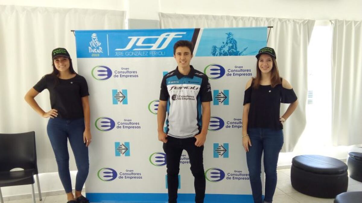 González Ferioli presentó en Alta Gracia su equipo para el Dakar 2019