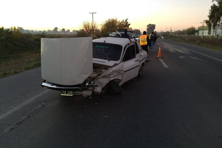 Renault 12 y una maniobra que pudo haber terminado en tragedia.