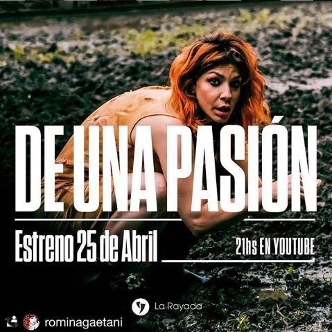 Romina Gaetani estrenó el videclip de su tema "De una pasión"