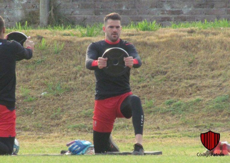 Daniel Sappa ya se encuentra entrenando en Patronato