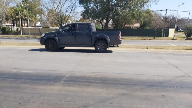 Segunda camioneta encontrada ingresando a Rafaela