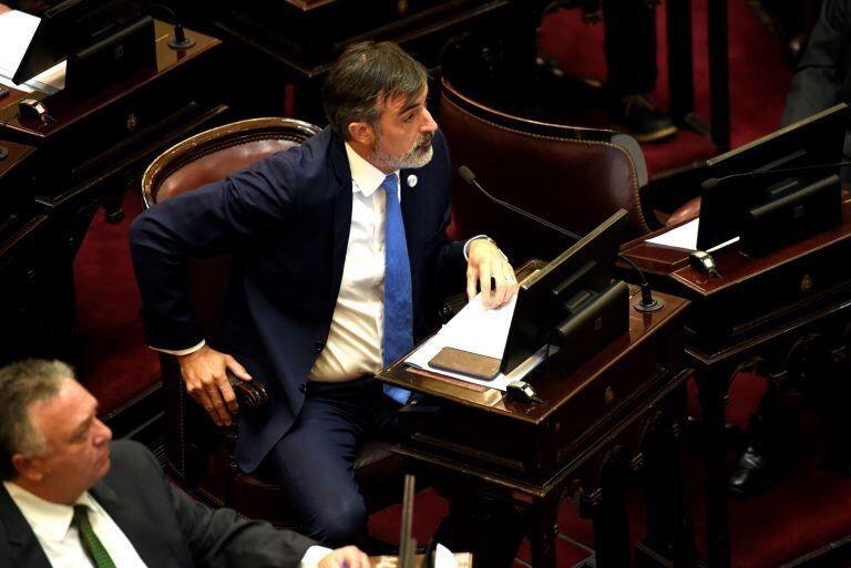 Esteban Bullrich, uno de los que votó en contra del aborto legal. (EFE/ Fabián Mattiazzi)