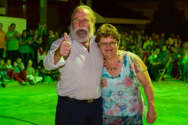 Eduardo Hein e Irina Domé. Bar Munich