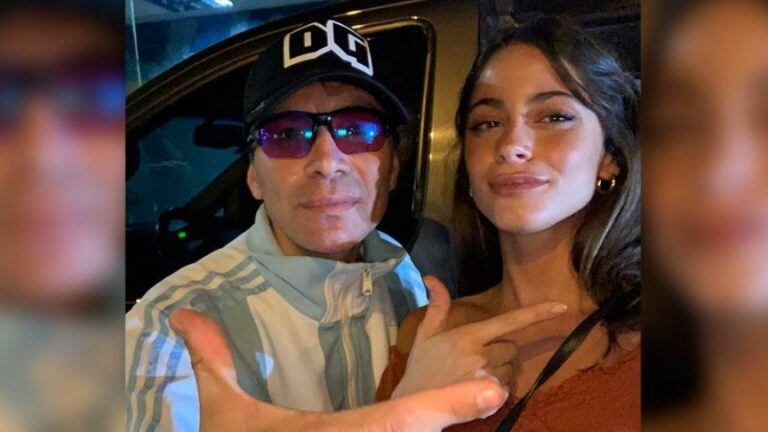 Pablito Lescano y Tini Stoessel (Foto: Instagram)