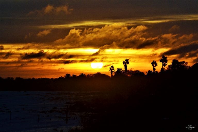 Atardecer en Miramar de Ansenuza - PH Hugo Giraudo