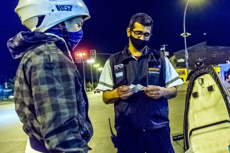 Controles vehiculares: remitieron 43 motos al corralón (Municipalidad de Rosario)