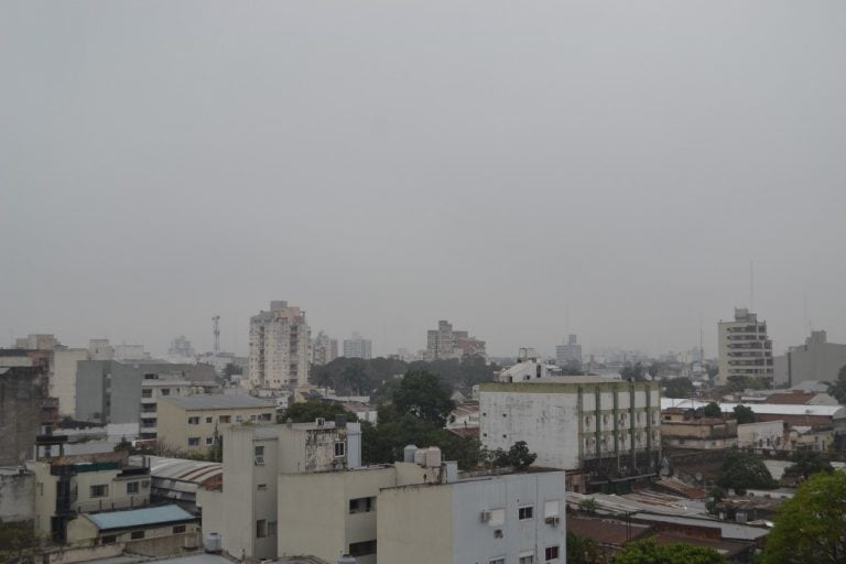 día gris pero sin lluvias