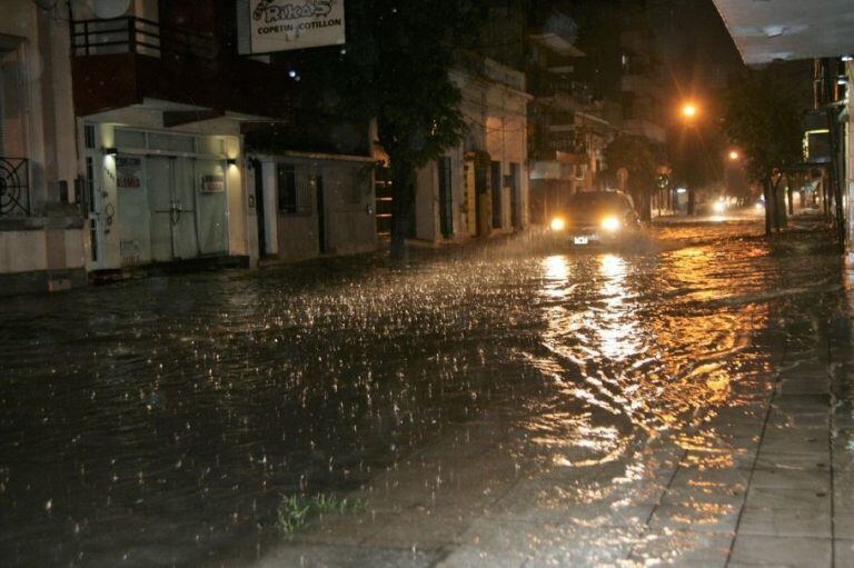 El intenso temporal que azotó a la ciudad de Corrientes. (Foto: Corrientes Hoy)