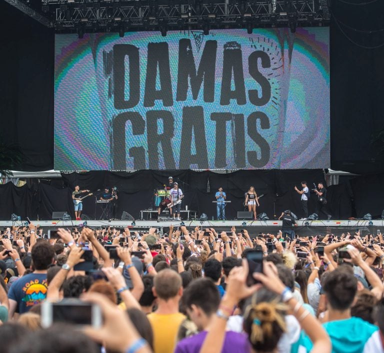 Damas Gratis hizo delirar a todos en el Lollapalooza 2018.