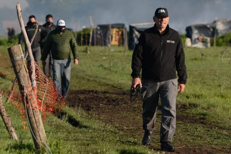 Kicillof defendió la labor del ministro de Seguridad, Sergio Berni, encargado del operativo, que, opinó, "funcionó muy bien".}(Clarín)