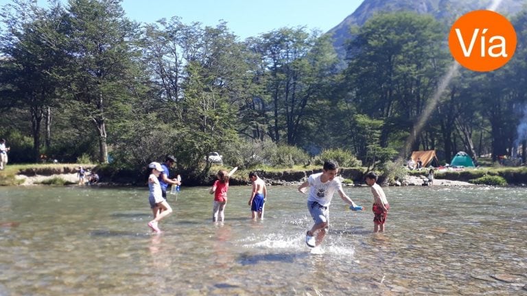 Jugando en el agua