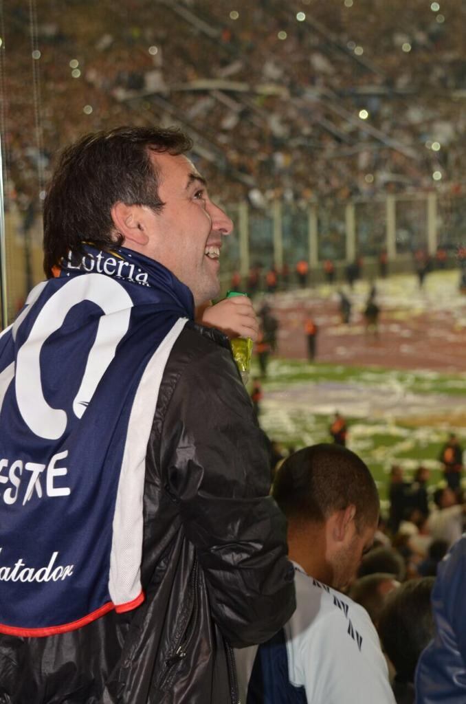 Ramón Mestre, siempre Albiazul y listo para otro clásico.