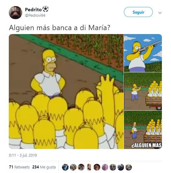 Los mejores memes de la derrota de Argentina ante Brasil (Foto: captura Twitter)