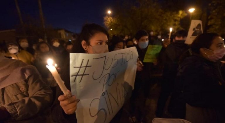 Marcha por el crimen de Silvia Apaza.