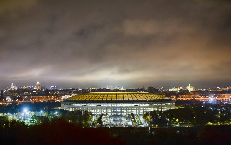 El Estadio Olímpico Luzhniki en Moscú donde se jugará la gran final