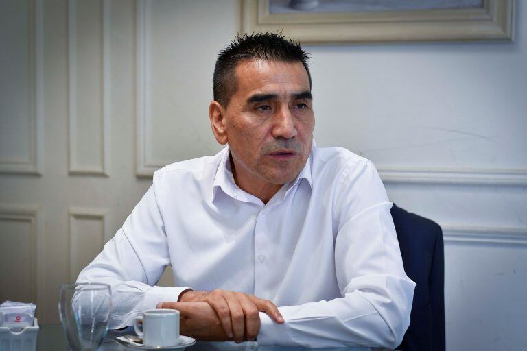 Ramon Rioseco, candidato a gobernador por la provincia de Neuquén (Foto Federico Lopez Claro)