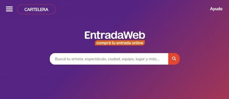 Página web donde podrán ingresar para obtener las entradas.