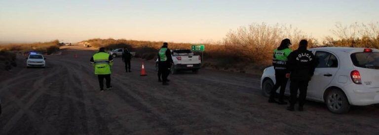 Controles en ruta.