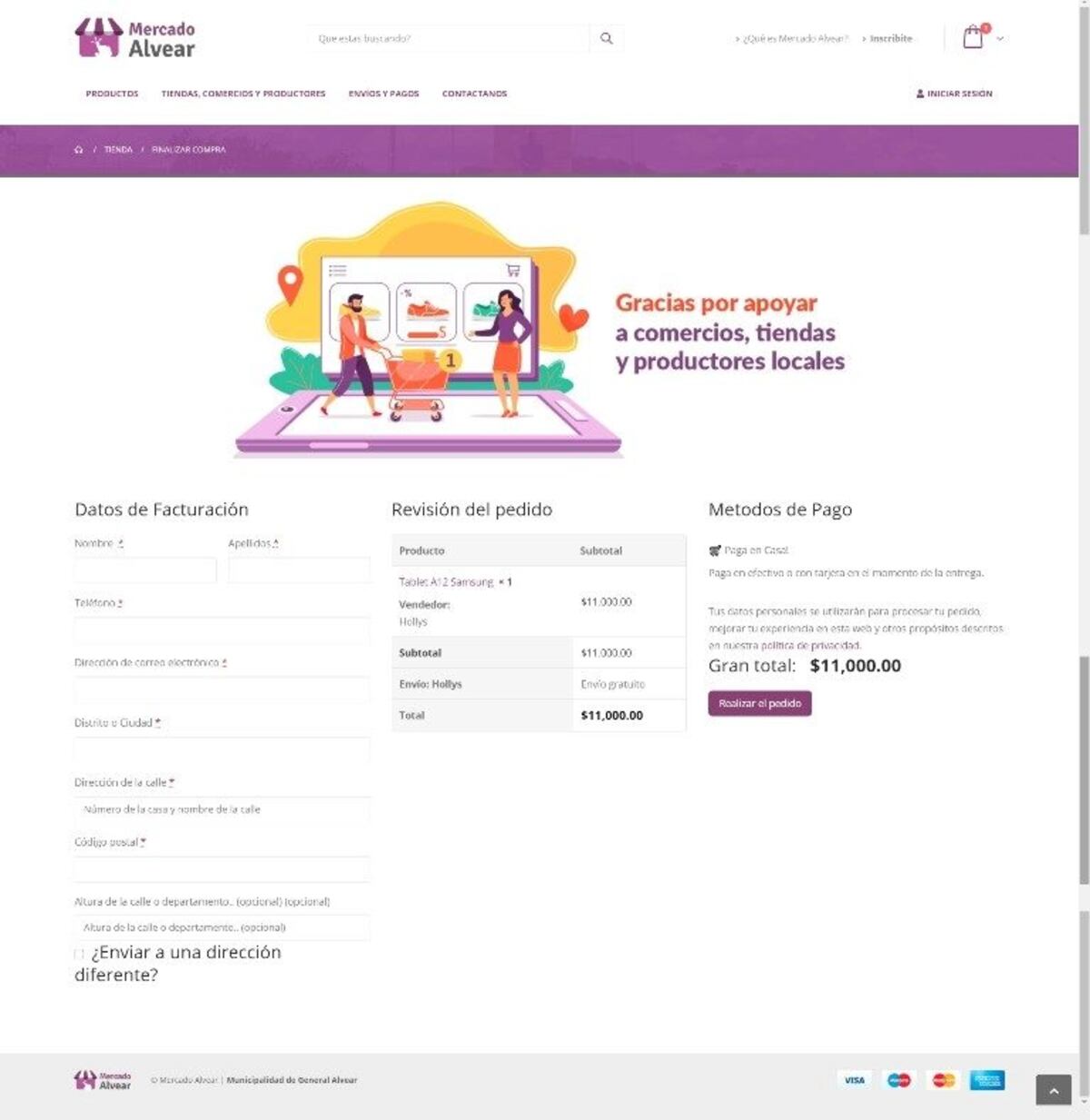 Lanzaron una plataforma de ventas online en General Alvear