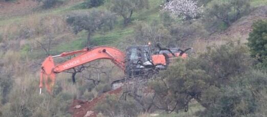 El túnel paralelo que intentan excavar para rescatar a Julen.