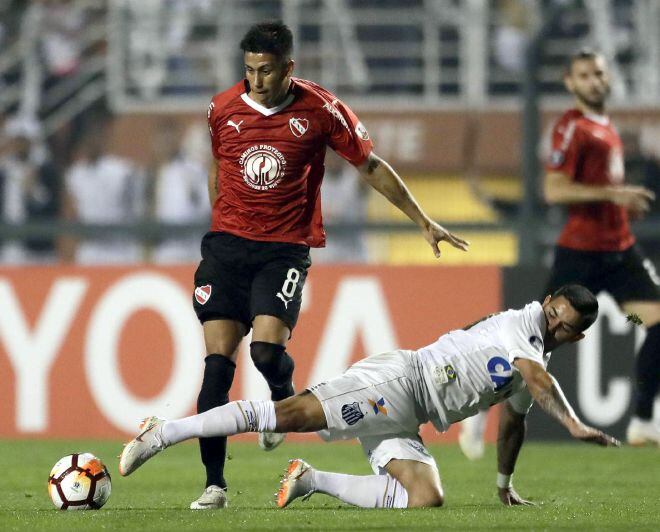 Maxi Meza tuvo un gran nivel en Independiente, donde logró la Copa Sudamericana. 