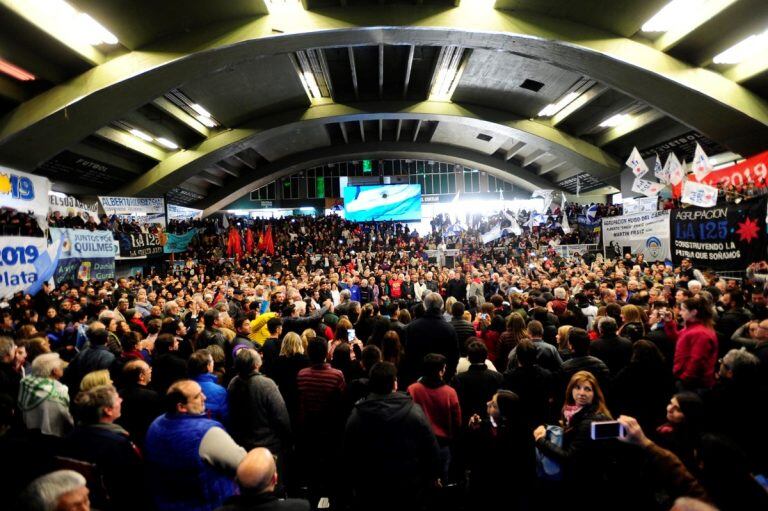 Acto en Ferro (Foto: Fernando de la Orden)