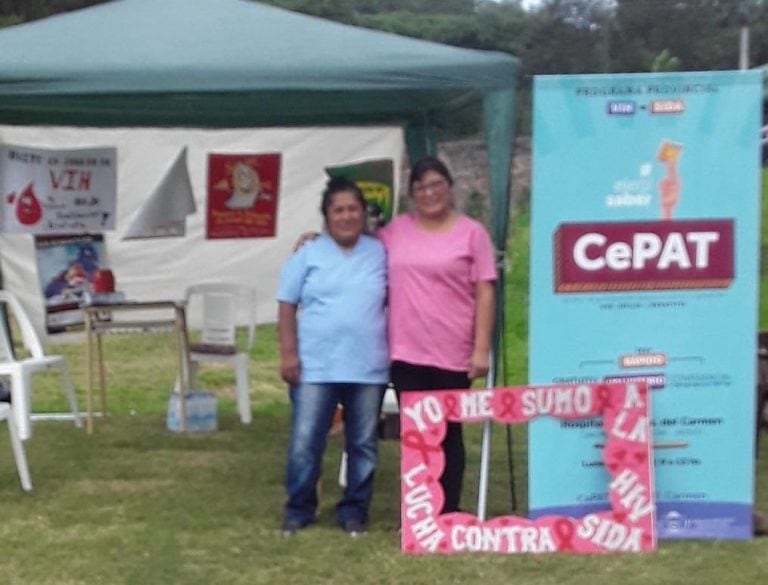 Puesto montado en la zona de los diques de El Carmen.