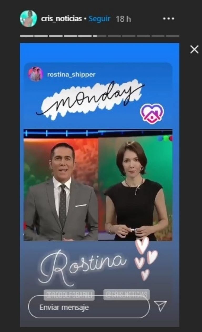 La foto que Cristina Pérez y Rodolfo Barili compartieron